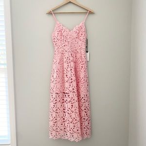 ASTR The Label - A Line Lace Midi Dress